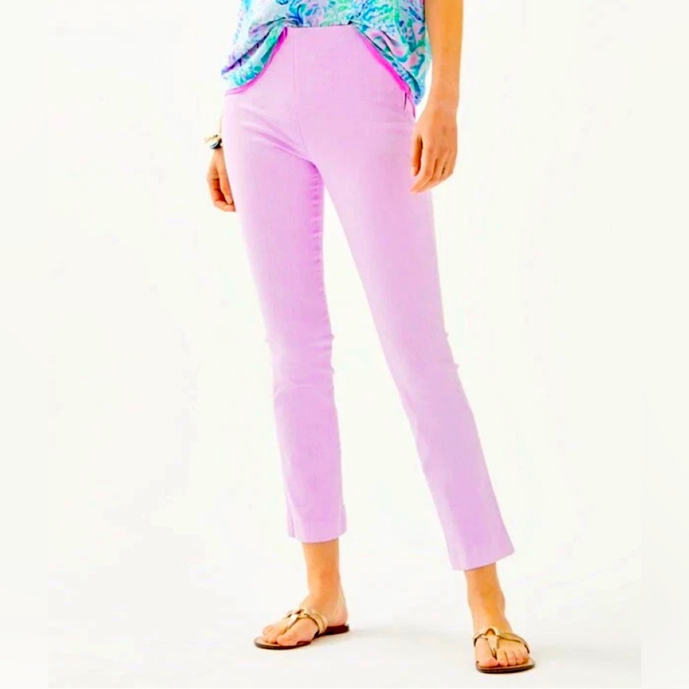 Lilly Pulitzer 28" Ocean Cay High Rise Crop Flare Pant-Size 12-BNWT